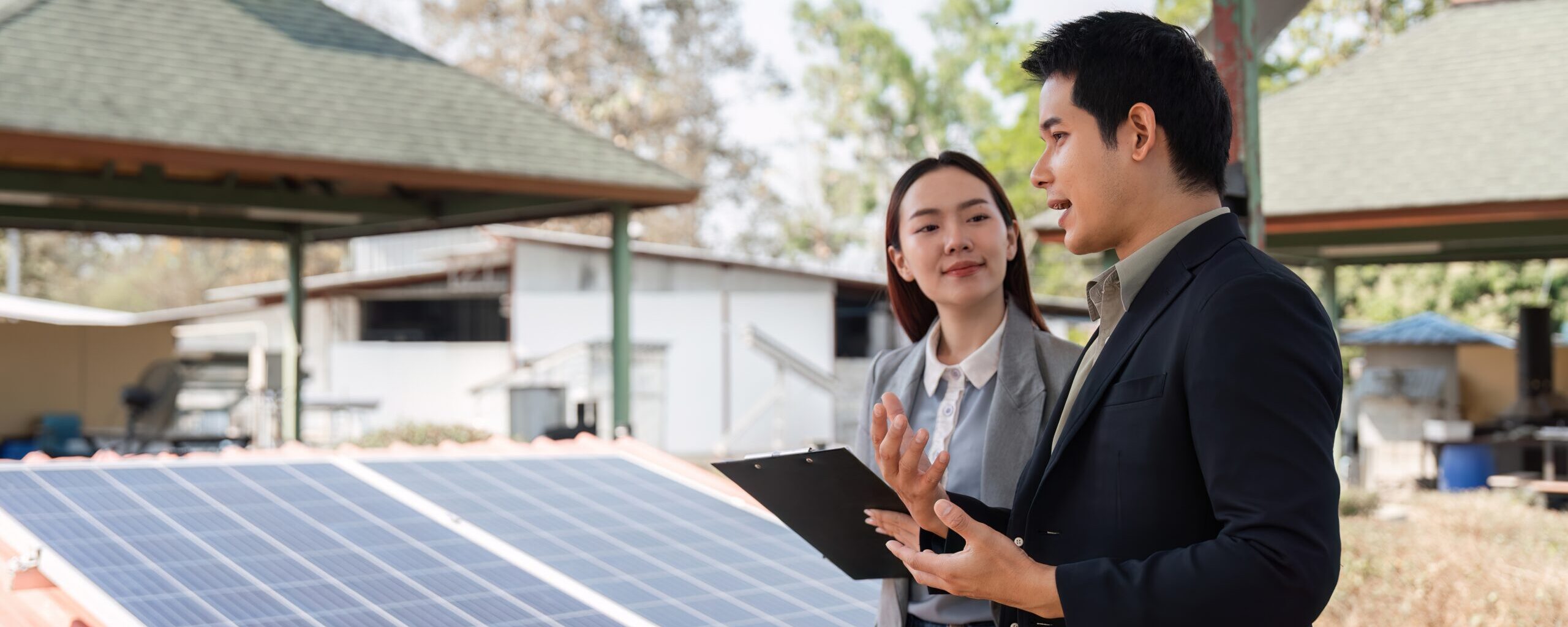 Sustainable,Business,Collaboration.,Business,Professionals,Discussing,Renewable,Energy,Solutions,By